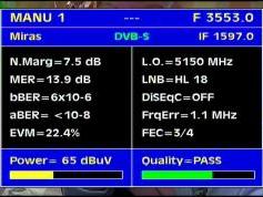Yamal 201 at 90.0  e _ C footprint _ 3 553 L Miras TV _ Q data