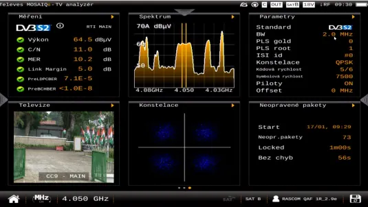 Rascom QAF 1R at 2.9 e-C-band-sat.reception